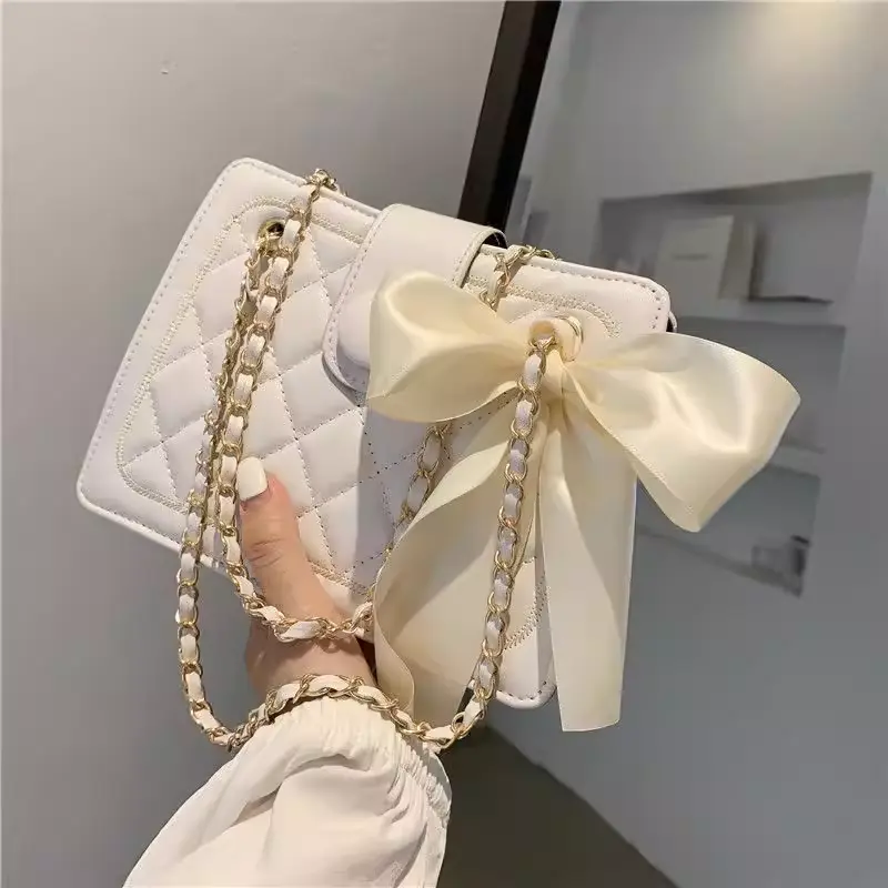 White pookie bag